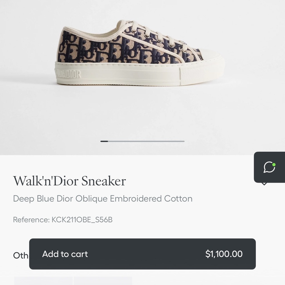 Christian Dior Beige and Black Sneakers